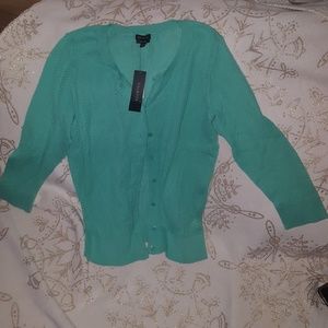 Teal Cardigan